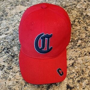 Red‎ Baseball Cap with Embroidered Logo